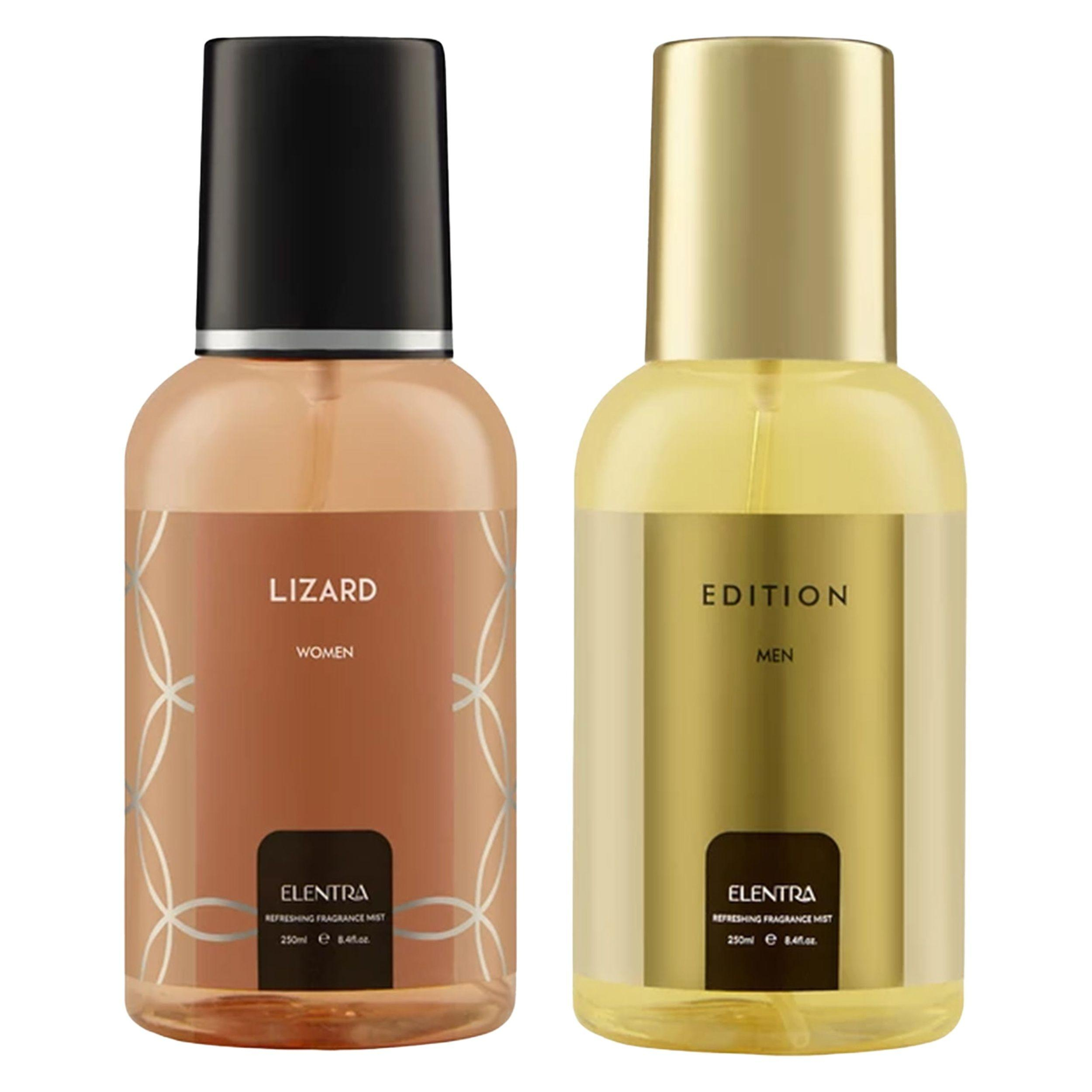 بادی اسپلش مردانه النترا مدل Edition حجم 250 میلی لیتر به همراه بادی اسپلش زنانه النترا مدل Lizard حجم 250 میلی لیتر بادی اسپلش مردانه النترا مدل Edition حجم 250 میلی لیتر به همراه بادی اسپلش زنانه النترا مدل Lizard حجم 250 میلی لیتر