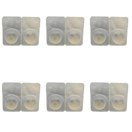 لنز چشم گریس شماره 14 رنگ عسلی خاکی مجموعه ۶ عددی