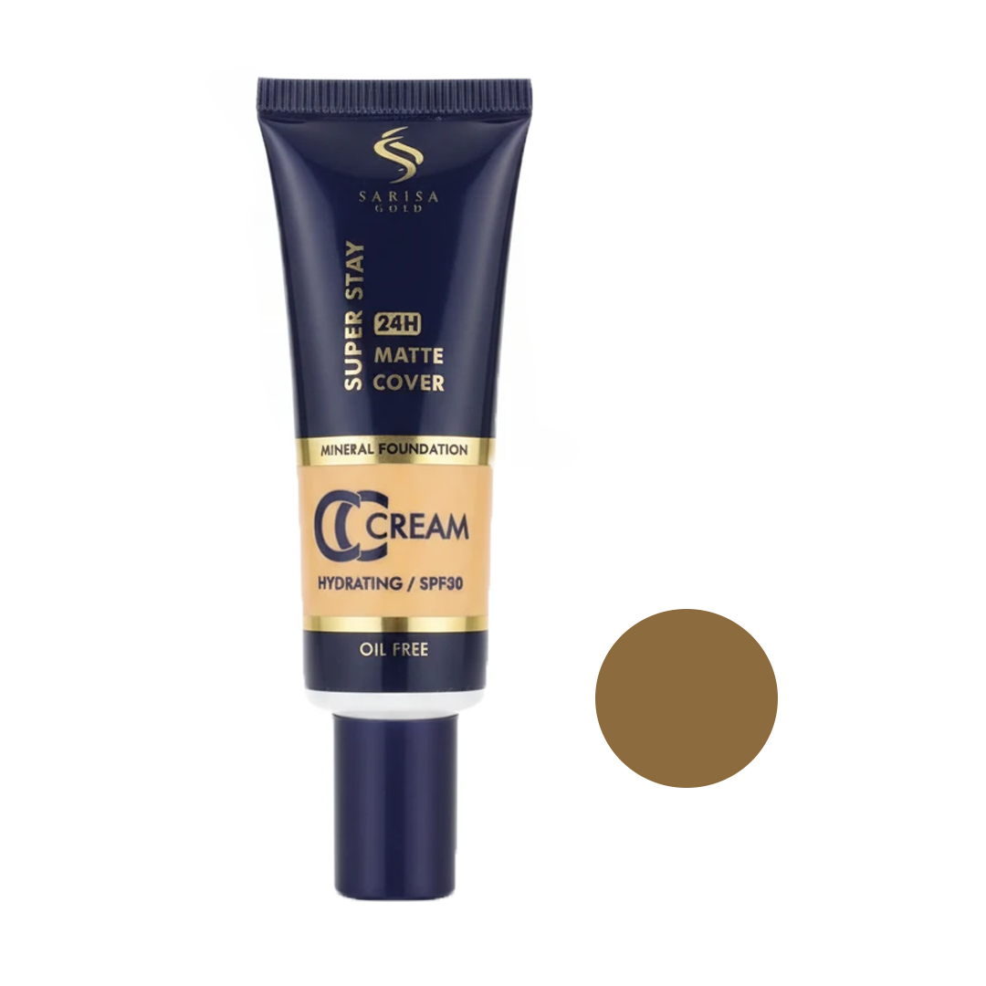 کرم پودر cc مایع SPF 30 ساریسا گلد مدل Fly شماره 81 مناسب برای انواع پوست حجم 50 میلی لیتر کرم پودر cc مایع SPF 30 ساریسا گلد مدل Fly شماره 81 مناسب برای انواع پوست حجم 50 میلی لیتر