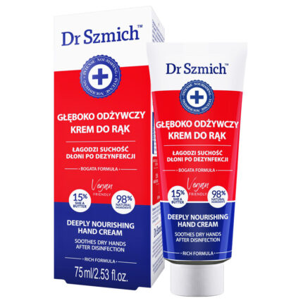 کرم آبرسان و مرطوب‌کننده دست و ناخن دکتر اسمیچ مدل اوسرین اوره مناسب برای انواع پوست حجم 75 میلی‌لیتر