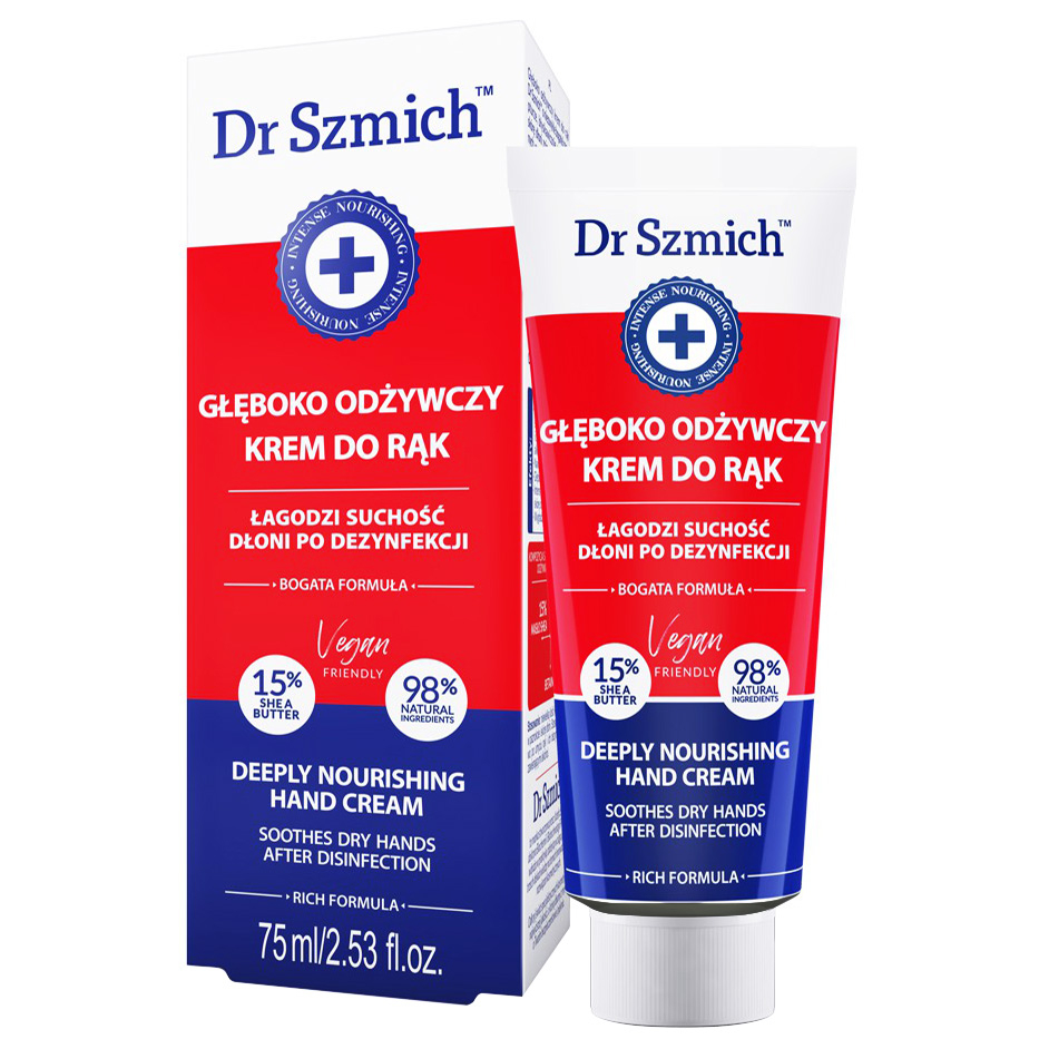 کرم آبرسان و مرطوبکننده دست و ناخن دکتر اسمیچ مدل اوسرین اوره مناسب برای انواع پوست حجم 75 میلیلیتر کرم آبرسان و مرطوبکننده دست و ناخن دکتر اسمیچ مدل اوسرین اوره مناسب برای انواع پوست حجم 75 میلیلیتر